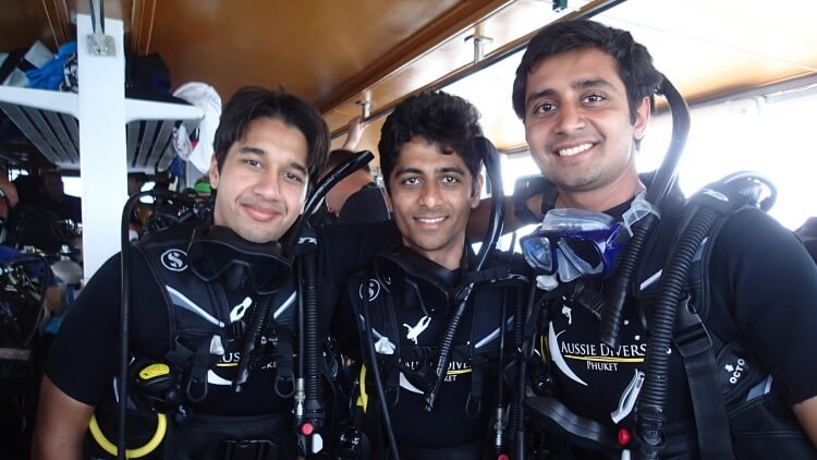 Aussie Divers Phuket Padi Open Water Course Scuba Diving Phuket Thailand