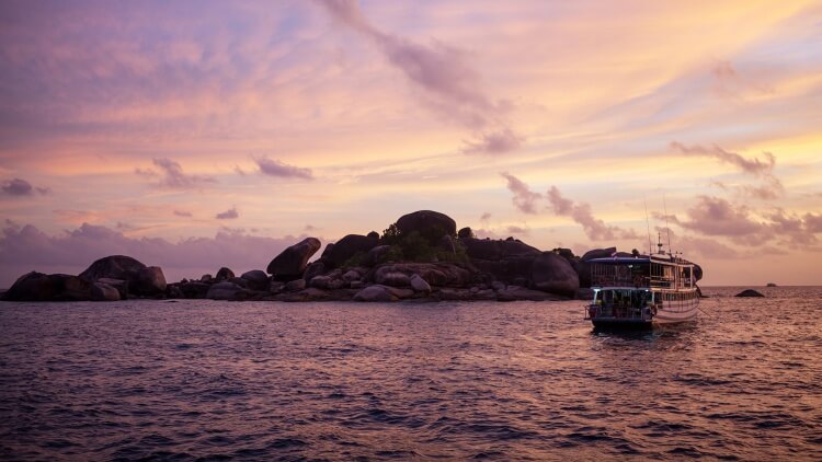Scuba Diving Sunset Phuket Liveaboard Thailand