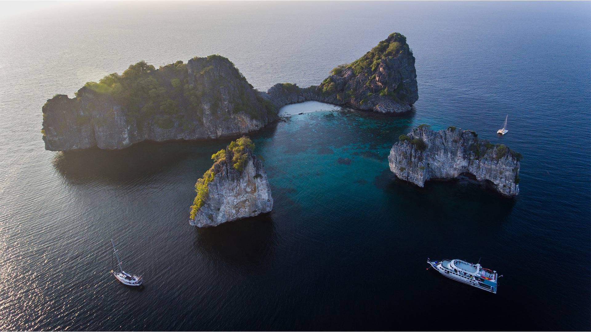 Ariel View Koh Haa Aussie Divers