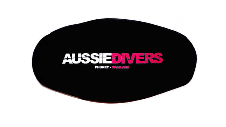 Pink Mask Strap Aussie Divers Phuket