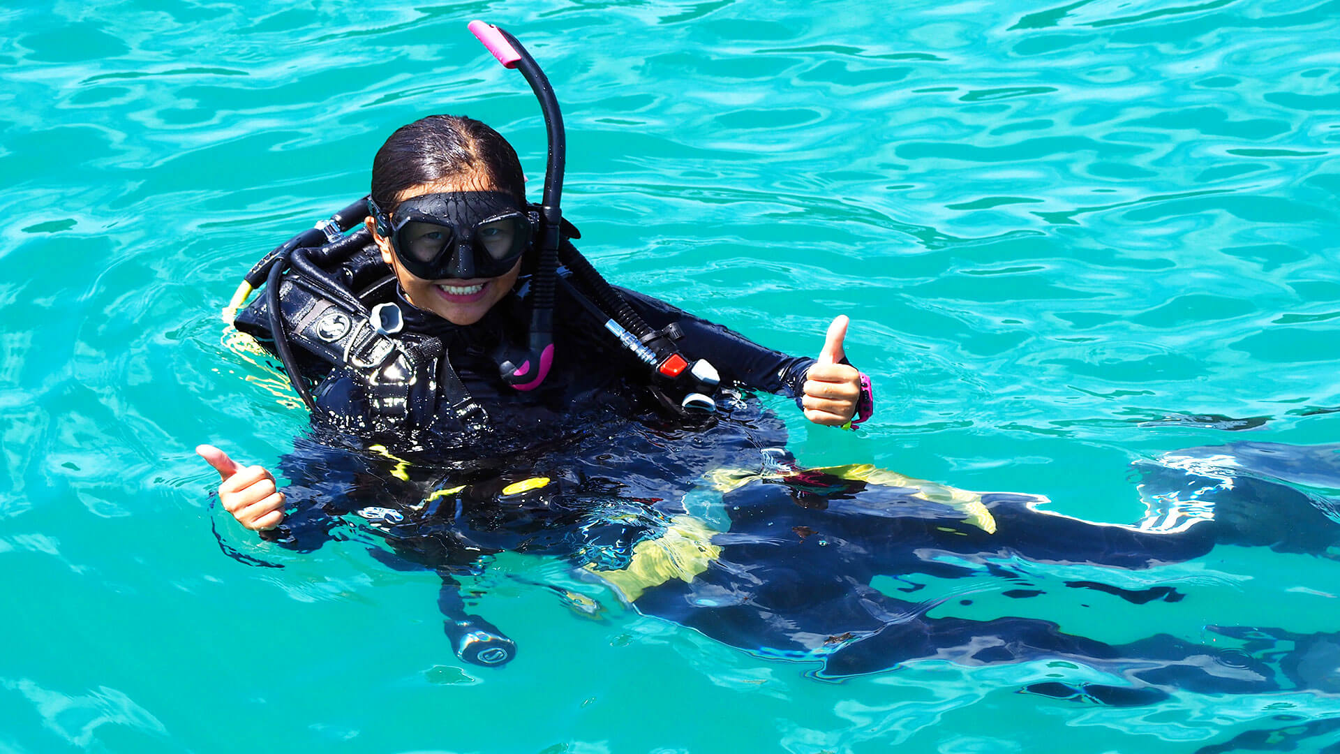 newly, certified, Chinese, PADI, Scuba, Instructor