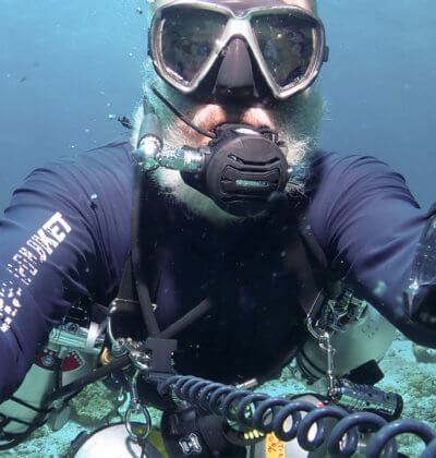 Martin Selfie PADI Sidemount Aussie Divers