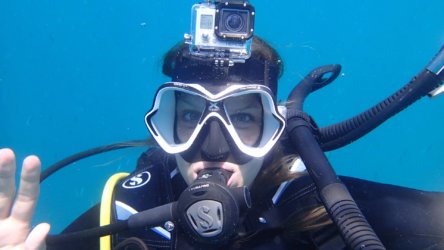 Diver with Gopro in Phuket