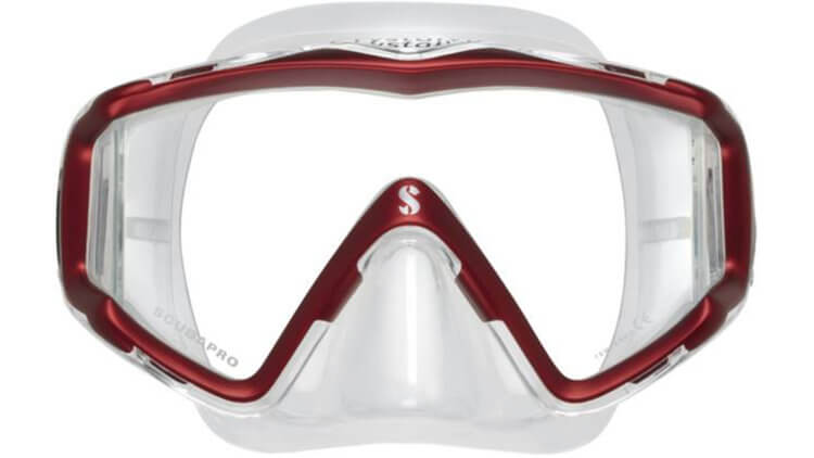 Scubapro Crystal Vu Mask Clear Red