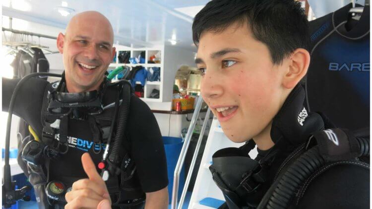 Father Son Scuba Diving With Aussie Divers