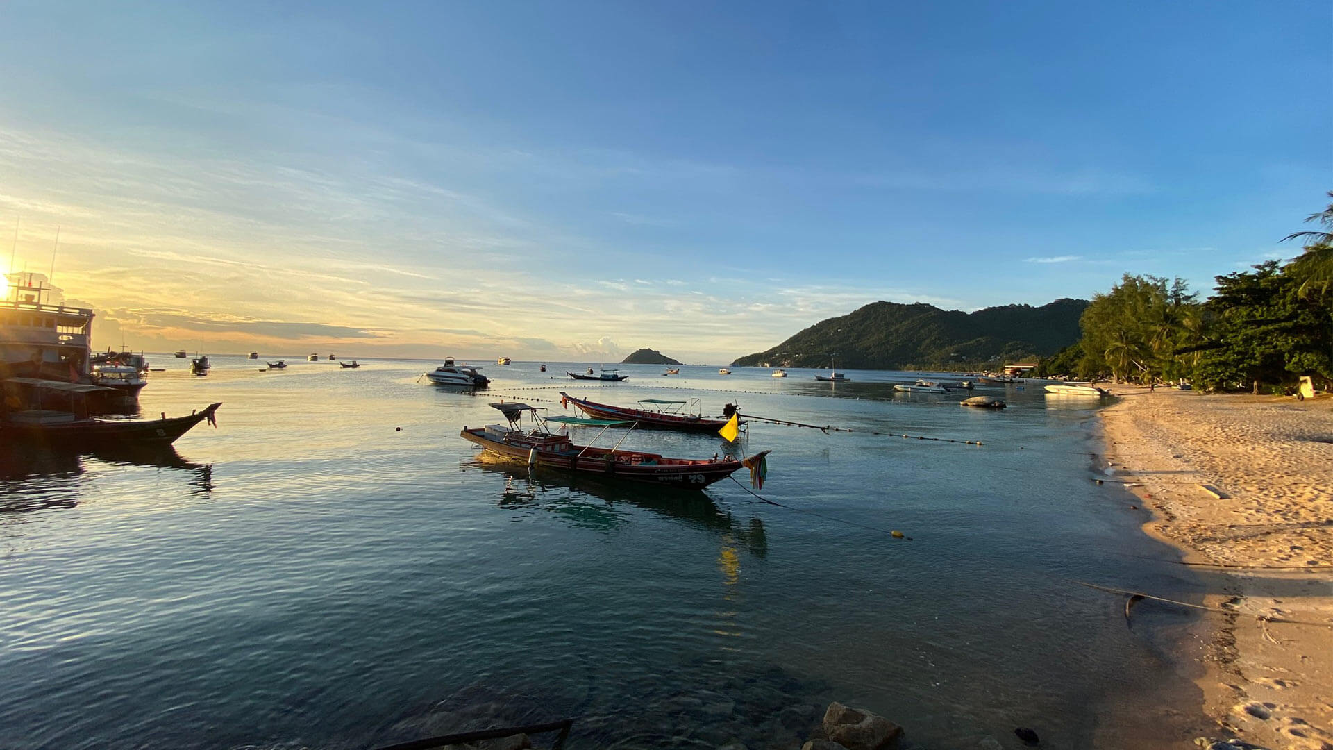 Sunset After Scuba Diving Aussie Divers