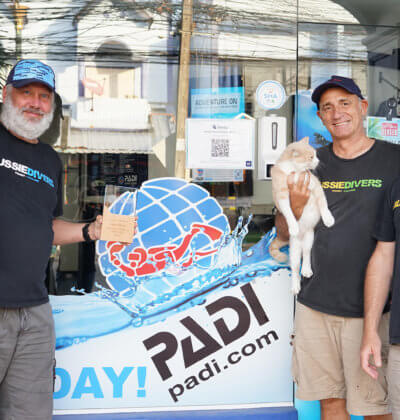 PADI Award Aussie Divers Phuket
