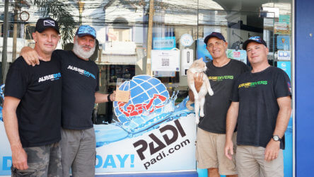 PADI Award Aussie Divers Phuket