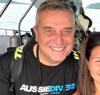 Franck Degousée Aussie Divers Phuket Scuba Diving Padi 5 Star IDC Dive Centre