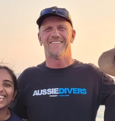 Guy Allen Aussie Divers Phuket Scuba Diving Padi 5 Star IDC Dive Centre