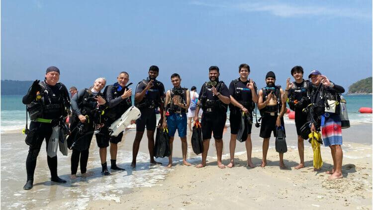 Scuba Diving Phuket Beach Indian Best