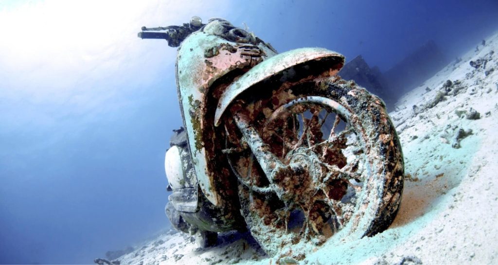 Scuba Diving Phuket - Racha Yai motobike Aussie Divers