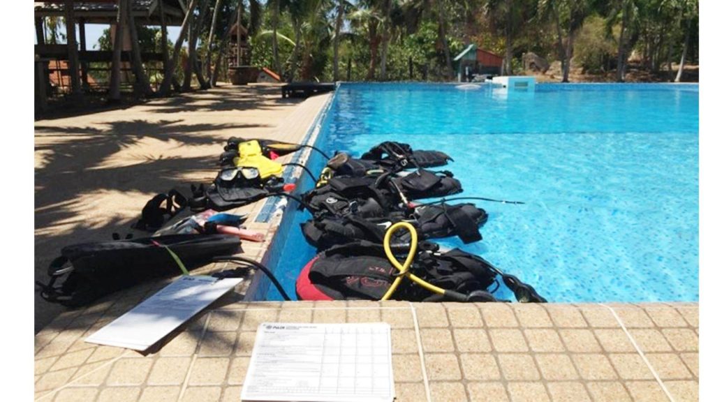 IDC Confined Water Training Phuket Thailand