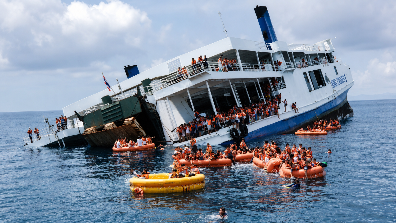 King Cruiser Sinking Aussie Divers Phuket