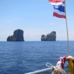 Thai Flag and Islands Phi Phi Scuba Diving Aussie Divers